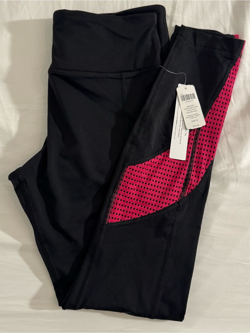 Women’s Soma Black / Pink Leggings S